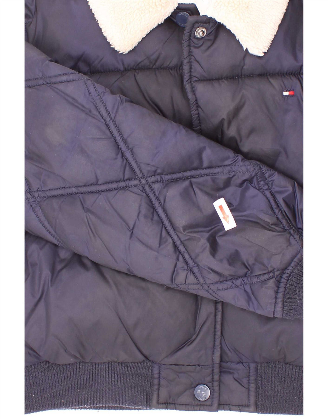 Tommy Hilfiger Girls Jacket padded 7-8 Years Navy Blue Polyester