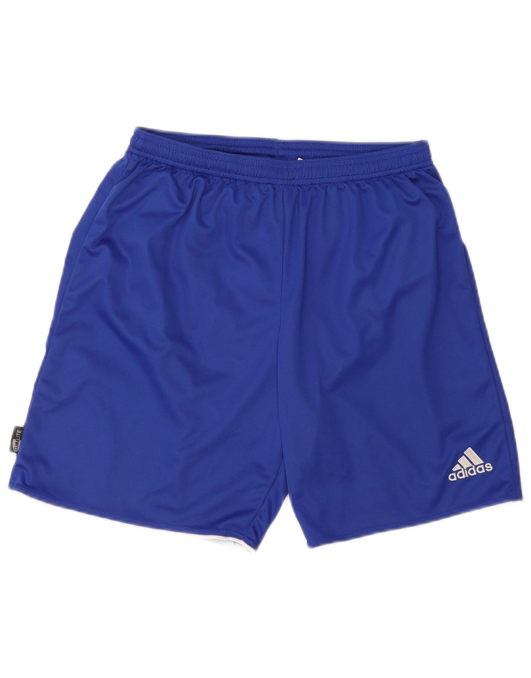 ADIDAS Mens Climalite Sport Shorts Large Blue Polyester