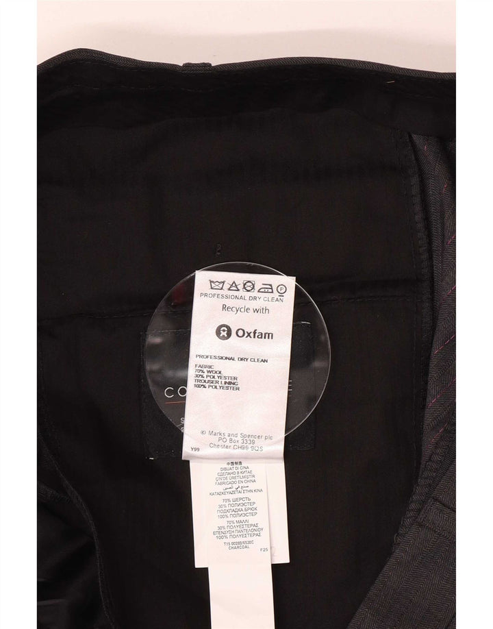 Ανδρικό ίσιο παντελόνι Marks & Spencer W40 L33 Γκρι μαλλί