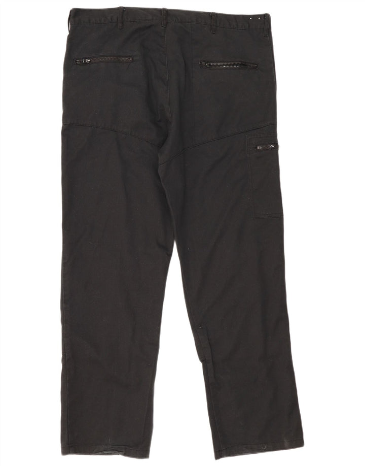 Ανδρικό ίσιο παντελόνι Cargo Dickies W38 L31 Μαύρο πολυεστέρα