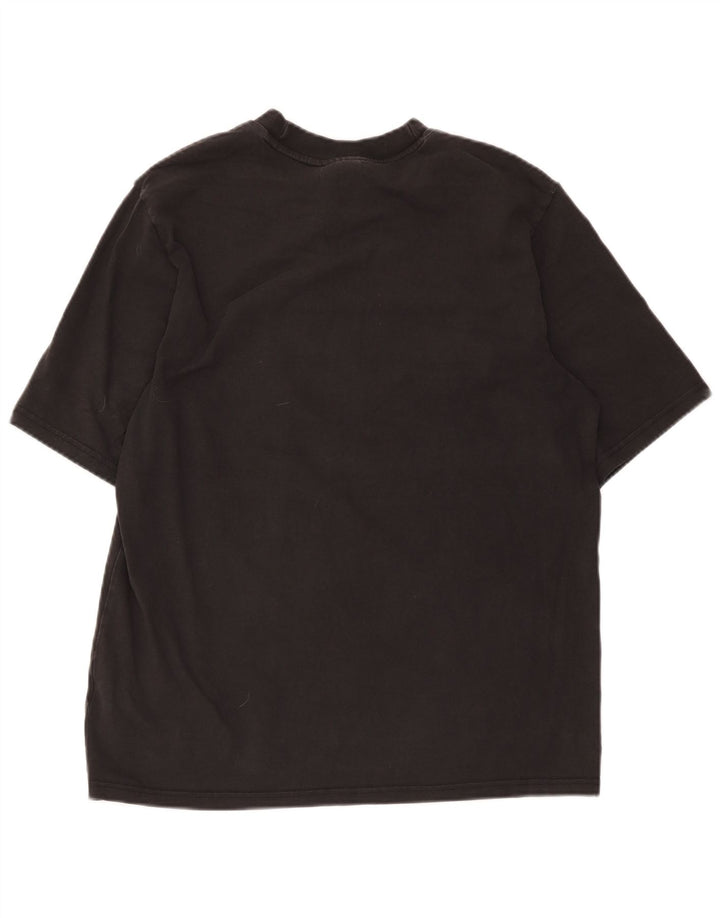 Ανδρικό γραφικό T-Shirt Adidas Top Μεσαίο μαύρο βαμβακερό