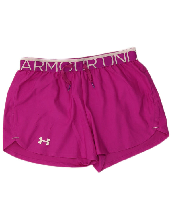 Under Armour Γυναικείο Αθλητικό Σορτς Γραφικών Heat Gear UK 10 Small Pink