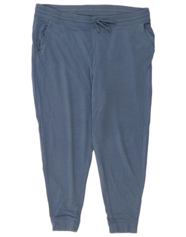 Marks & Spencer Γυναικεία φόρμα παντελόνι Joggers UK 20 2XL Μπλε βαμβακερό
