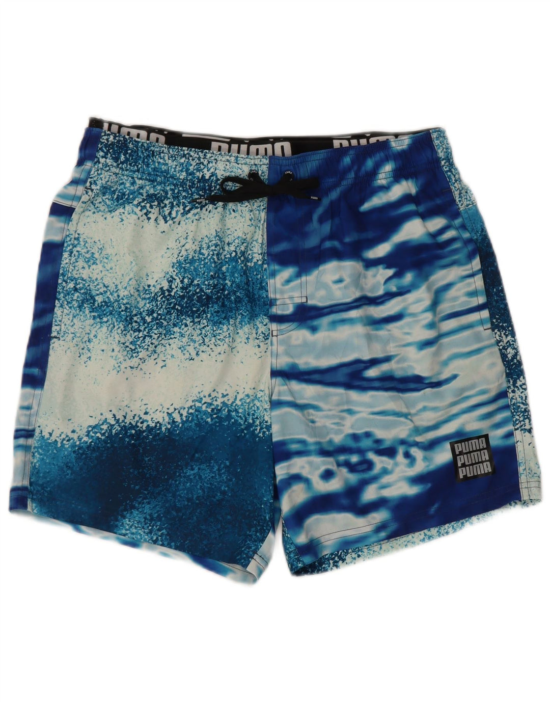 Ανδρικό σορτς κολύμβησης Puma μεσαίο μπλε Tie Dye Polyester