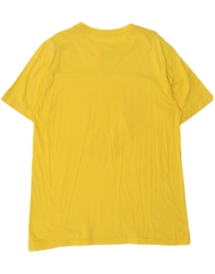 NIKE Mens Regular Fit Graphic T-Shirt Top Large Yellow Cotton Vintage Nike and Second-Hand Nike from Messina Hembry 