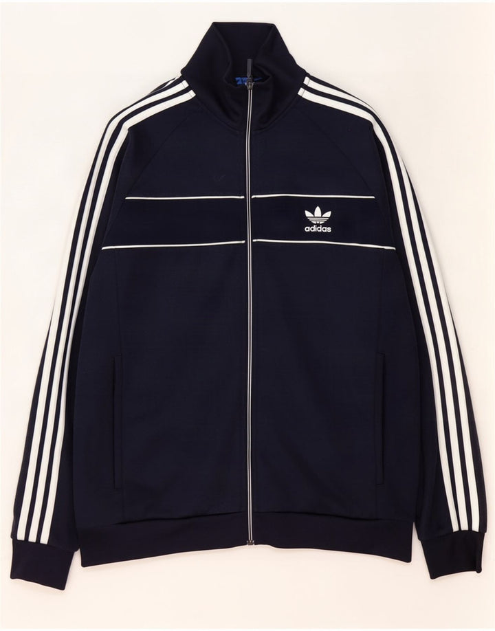 Ανδρική αθλητική φόρμα Adidas Top Jacket Large Navy Blue Polyester