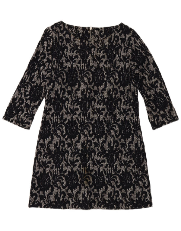 White Stuff Γυναικείο φόρεμα 3/4 με μανίκια A-line UK 10 Small Navy Blue Cotton