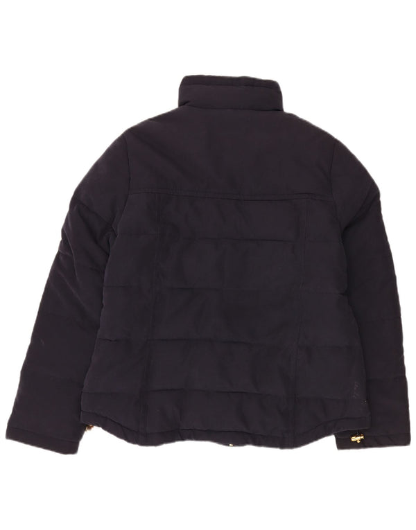 JOULES Γυναικείο μπουφάν UK 14 Large Navy Blue Polyester