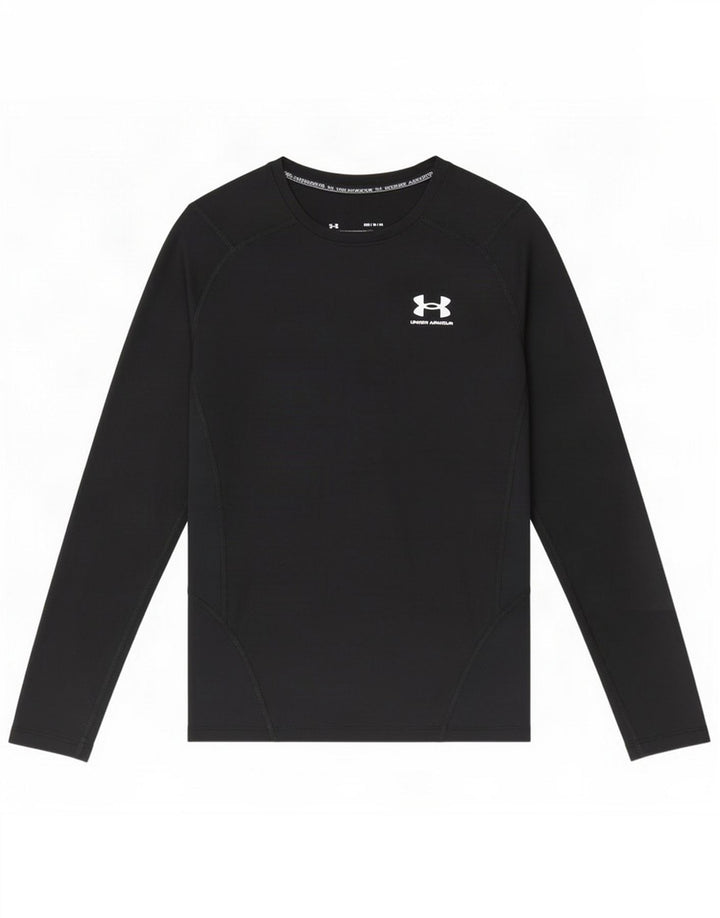 Under Armor Ανδρική μπλούζα συμπίεσης μακριά μανίκια Μεσαίο μαύρο