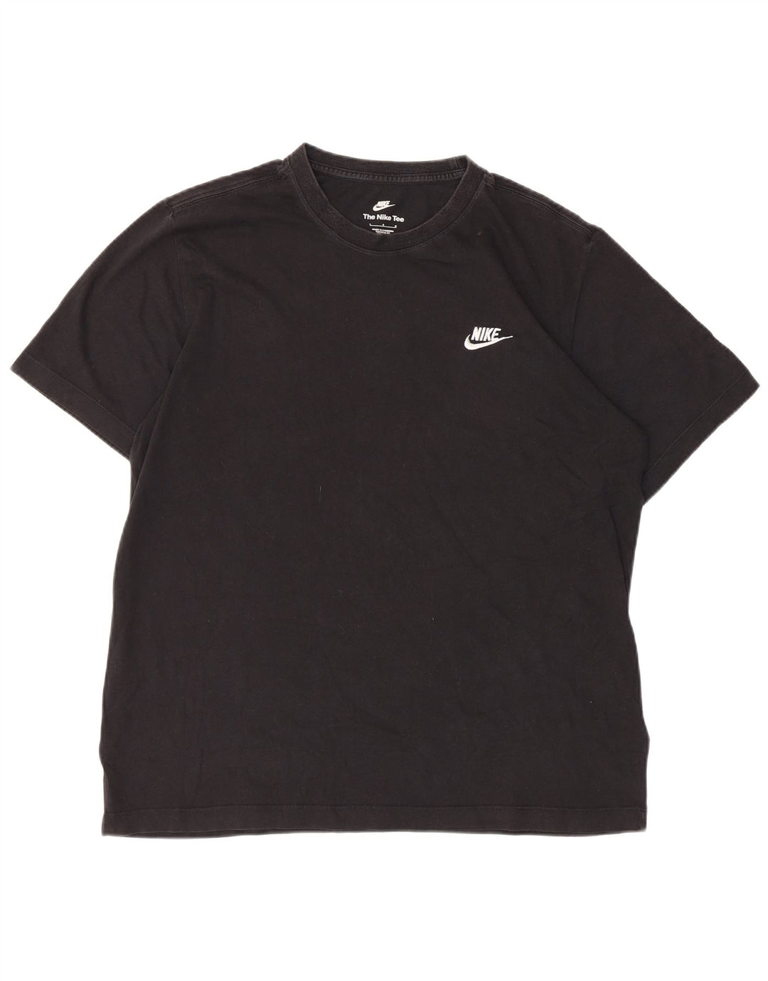 Ανδρικό T-Shirt NIKE Top μεγάλο μαύρο βαμβακερό