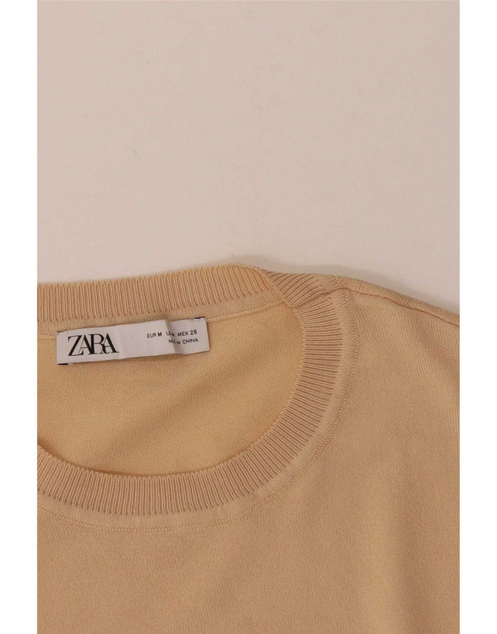 Zara Γυναικεία Μπλούζα Τοπ UK 12 Medium Beige