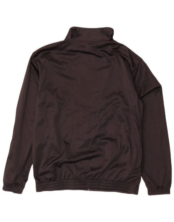 Ανδρική αθλητική φόρμα LOTTO Top μπουφάν μεγάλο μαύρο πολυεστέρα