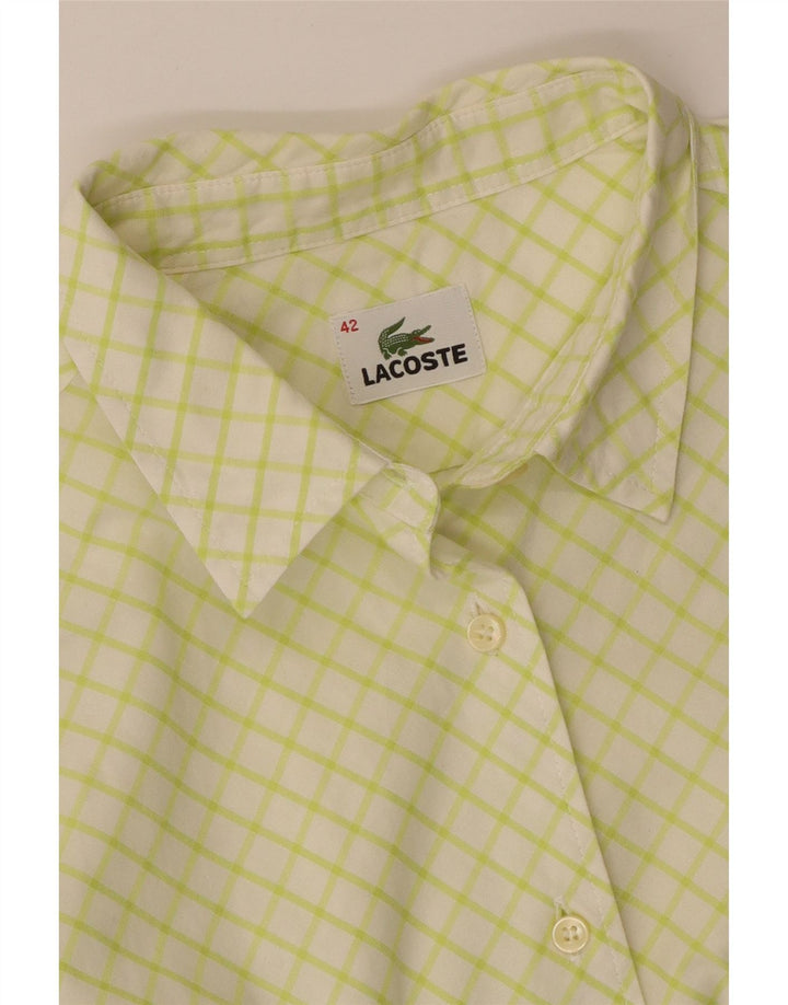 Lacoste Γυναικείο Πουκάμισο Νούμερο 42 Large Green Check