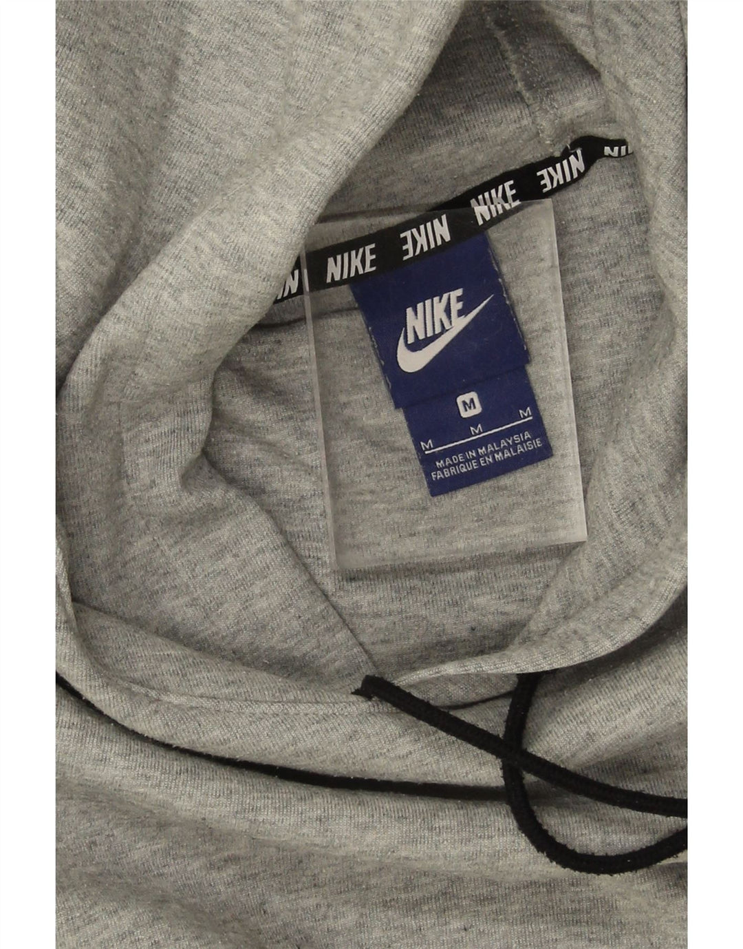 Γυναικείο γραφικό υπερμεγέθη κουκούλα Nike UK 14 Βαμβακερό μεσαίο γκρι