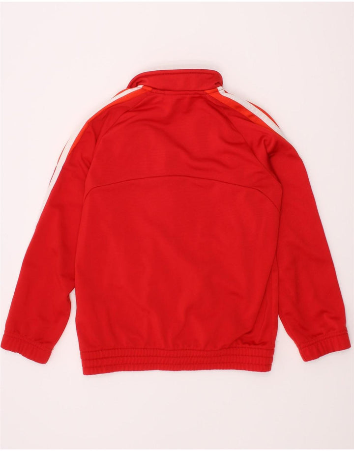 Κορίτσια αθλητική φόρμα ADIDAS Top Jacket 5-6 Years Red Polyester
