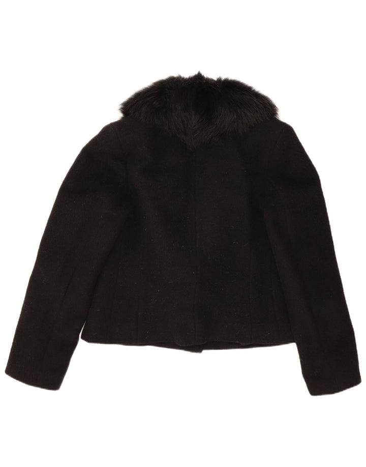 Vintage γυναικείο σακάκι 1 κουμπιού Blazer UK 14 Medium Black