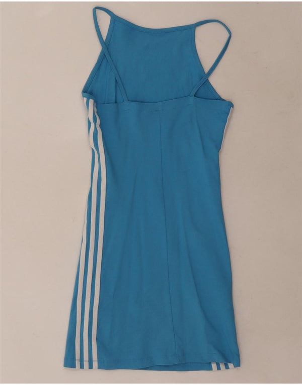 Γυναικείο φόρεμα τένις Adidas UK 6 XS μπλε βαμβακερό