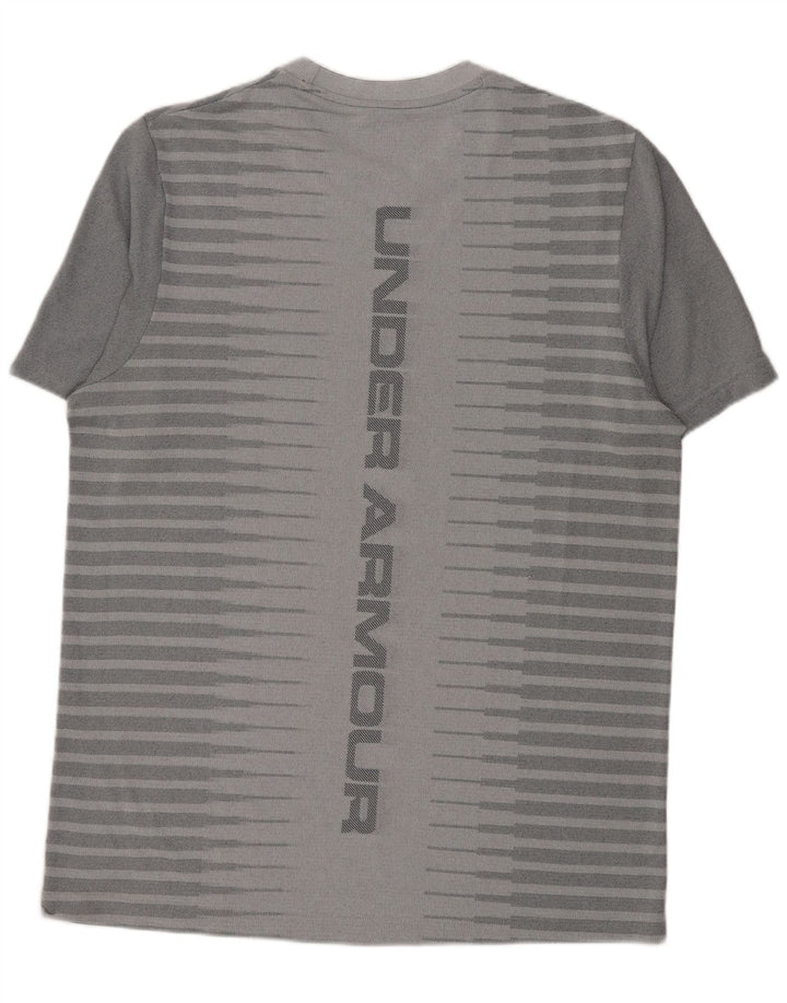 Under Armour Ανδρικό γραφικό T-Shirt Top μεγάλο γκρι ριγέ