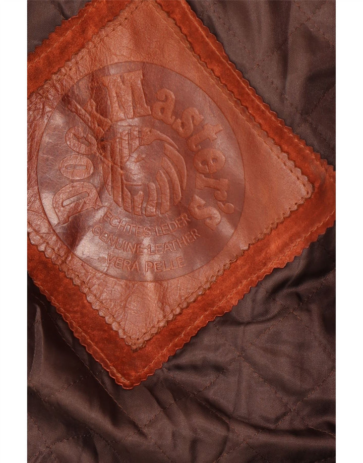 Vintage Ανδρικό Δερμάτινο Μπουφάν UK 40 Large Brown Δερμάτινο