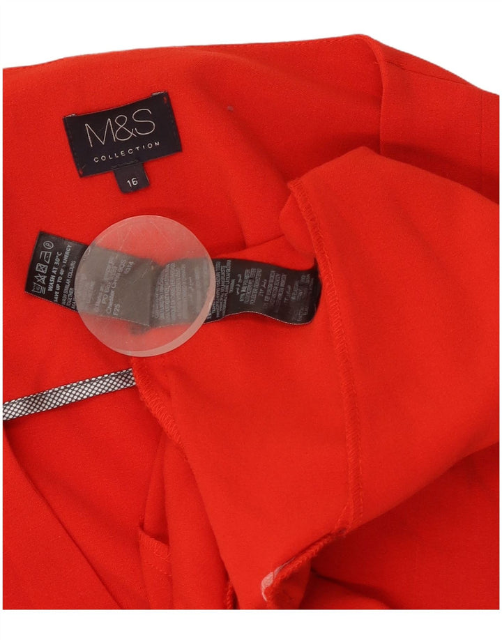 Marks & Spencer Γυναικείο Μπουφάν UK 16 Large Red Polyester