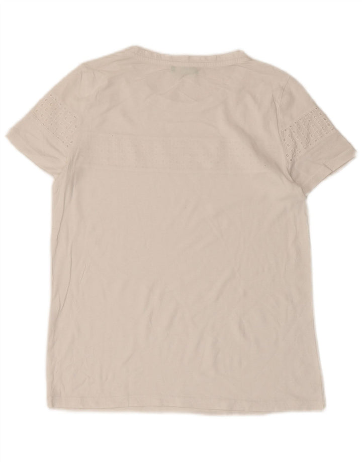 Benetton Γυναικείο T-Shirt Top UK 10 Small White