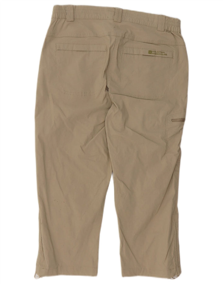 Mountain Warehouse Γυναικείο Παντελόνι Cargo Capri UK 12 Medium W30 L19 Beige