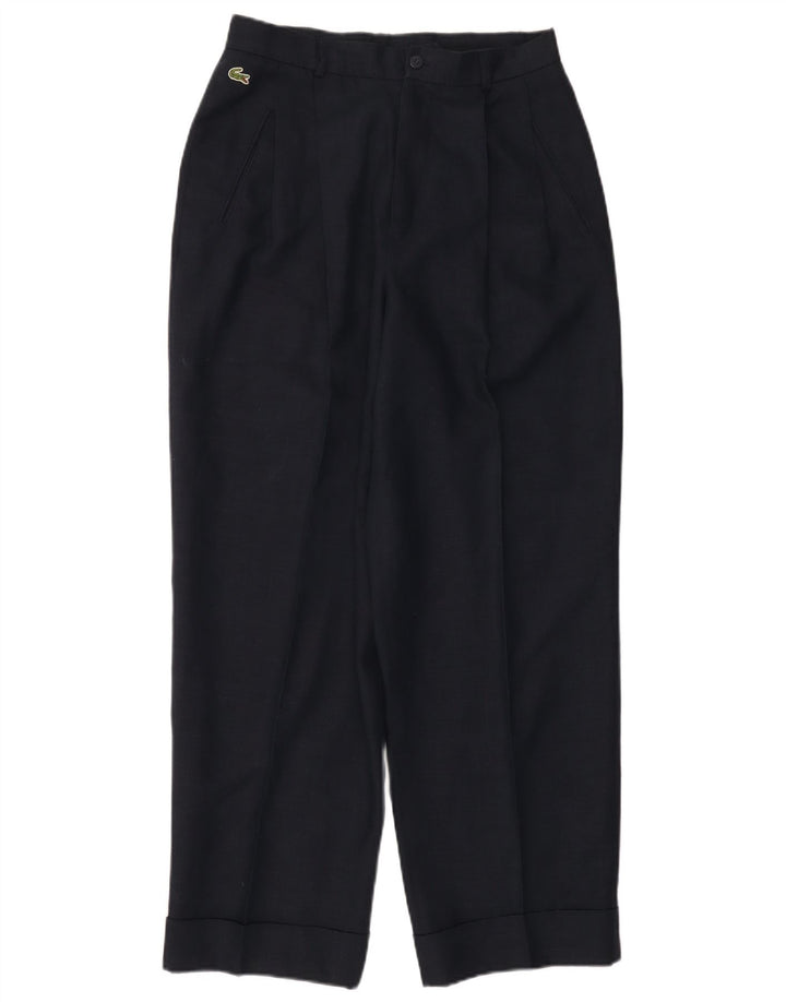 Ανδρικό παντελόνι με καρφωτό κοστούμι Lacoste Μέγεθος 44 Μεγάλο W30 L29 Navy Blue Λινά