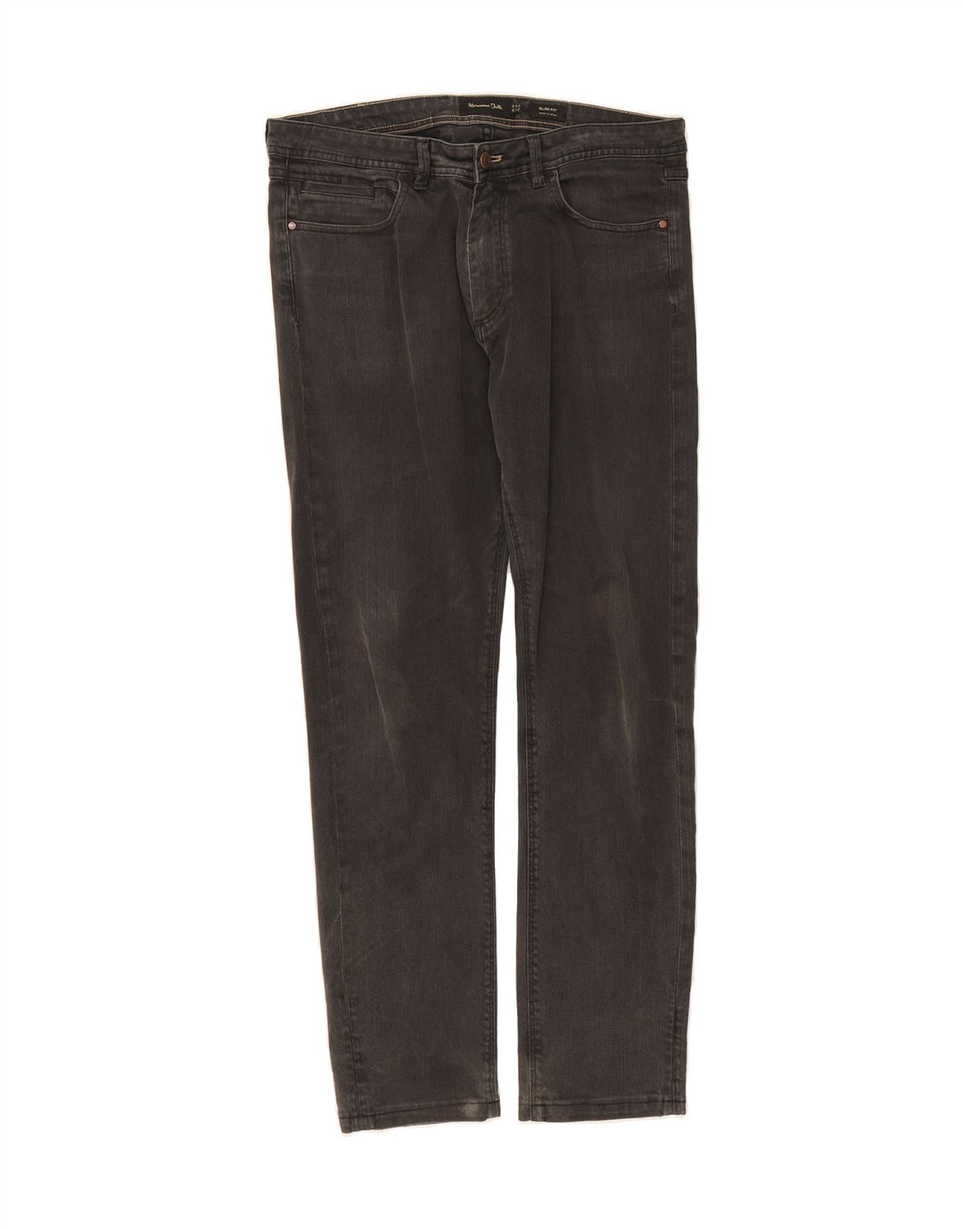 MASSIMO DUTTI Womens Slim Jeans EU 42 Large W32 L30 Grey Vintage Massimo Dutti and Second-Hand Massimo Dutti from Messina Hembry 