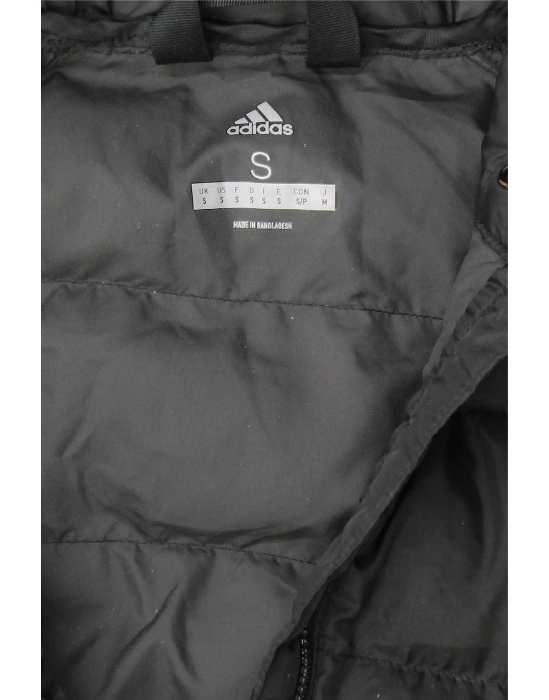 Ανδρικό μπουφάν με κουκούλα Adidas UK 36 Small Black Polyester
