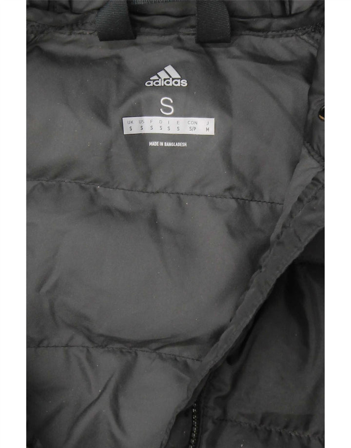 Ανδρικό μπουφάν με κουκούλα Adidas UK 36 Small Black Polyester