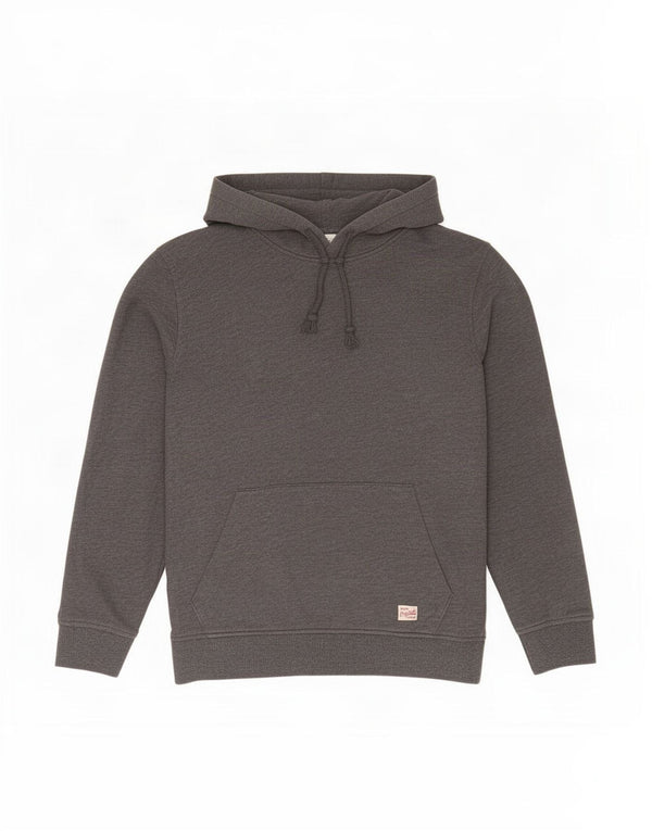 Jack & Jones Mens Hoodie Jumper Medium Grey Flecked Cotton
