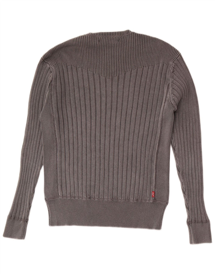 Ανδρικό πουλόβερ Levi's Crew Neck Jumper μεγάλο γκρι βαμβακερό