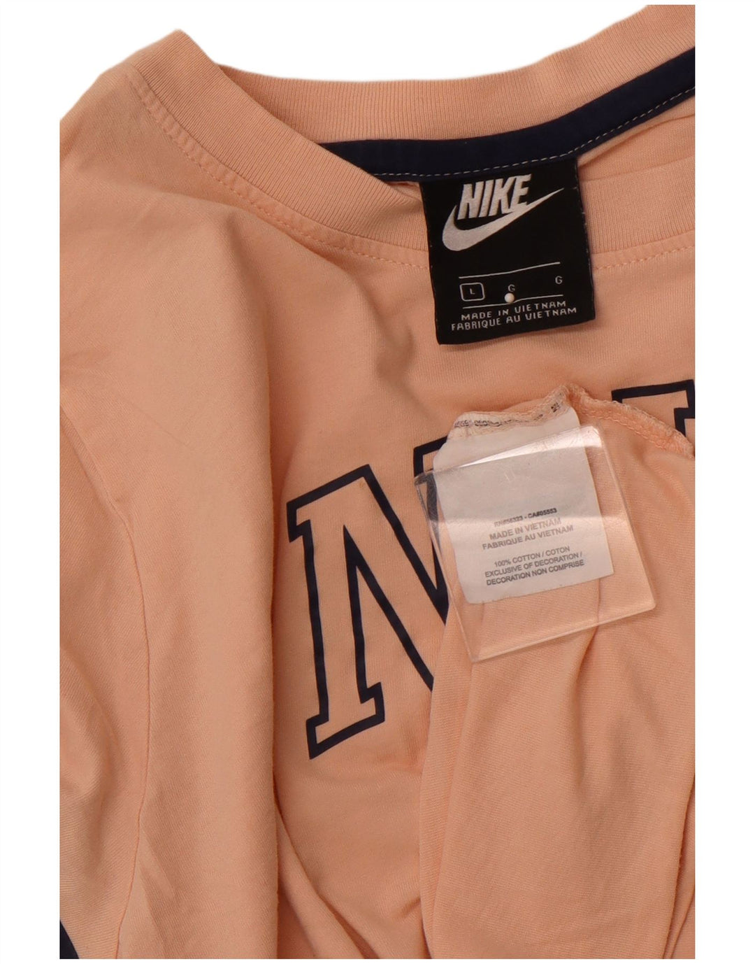 Γυναικείο γραφικό μπλουζάκι NIKE Top UK 14 μεγάλο ροζ βαμβακερό