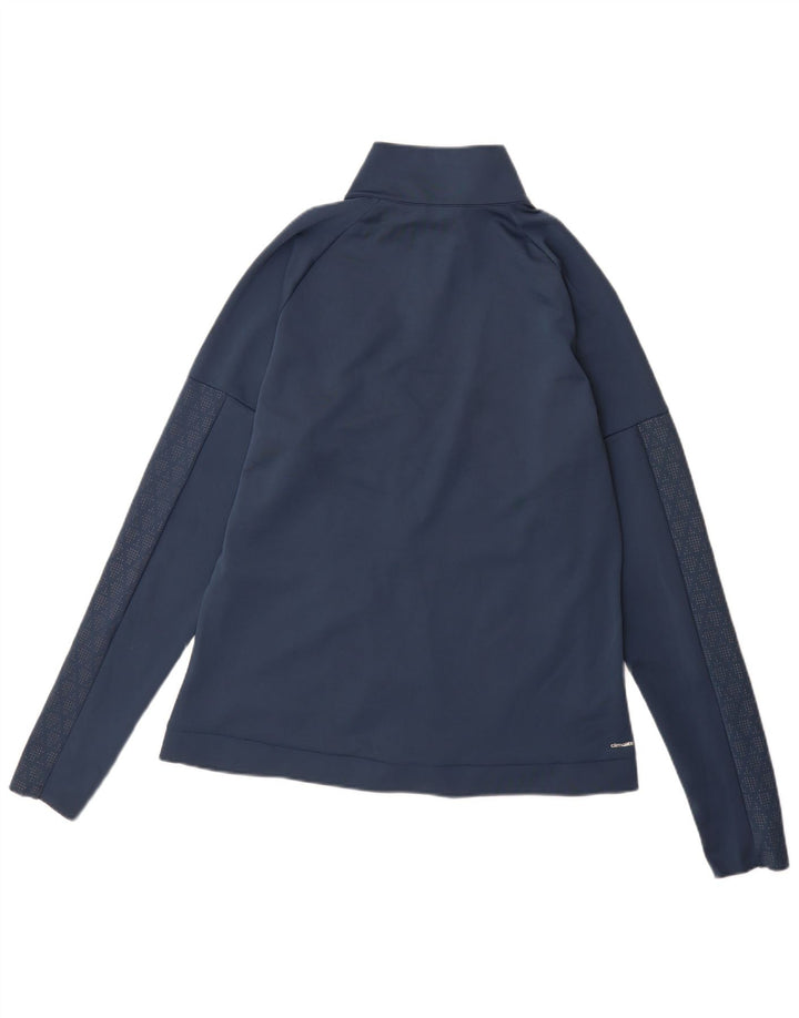 Adidas Γυναικεία φόρμα Climalite Top Jacket UK 18 XL Navy Blue Polyester