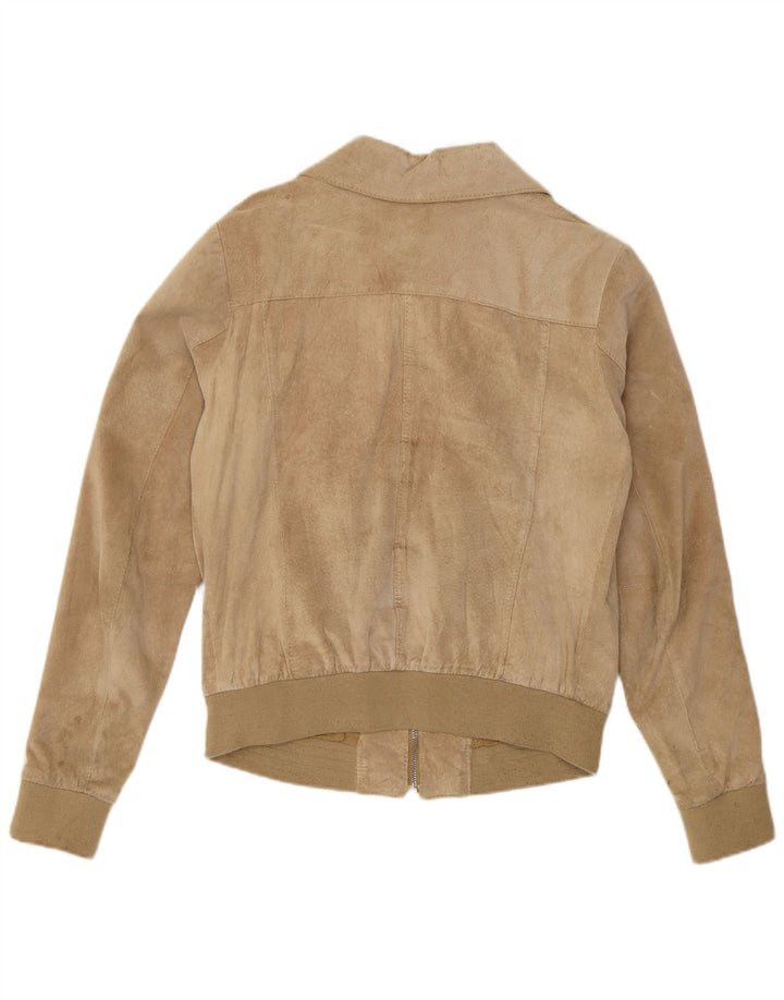Conbipel Γυναικείο Bomber Suede Jacket IT 46 Large Beige Leather
