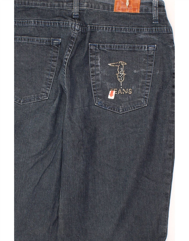 TRUSSARDI Womens Straight Jeans W32 L31 Blue Cotton Vintage Trussardi and Second-Hand Trussardi from Messina Hembry 