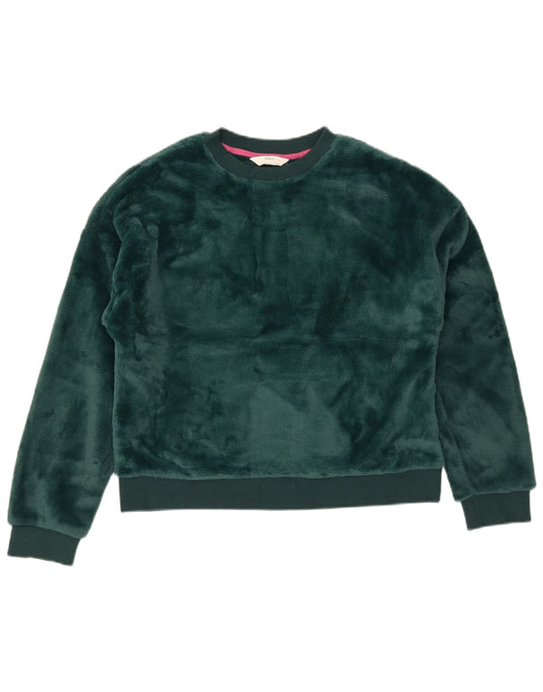 Marks & Spencer Γυναικεία φούτερ μεγάλου μεγέθους Crop Jumper UK 10 Small Green