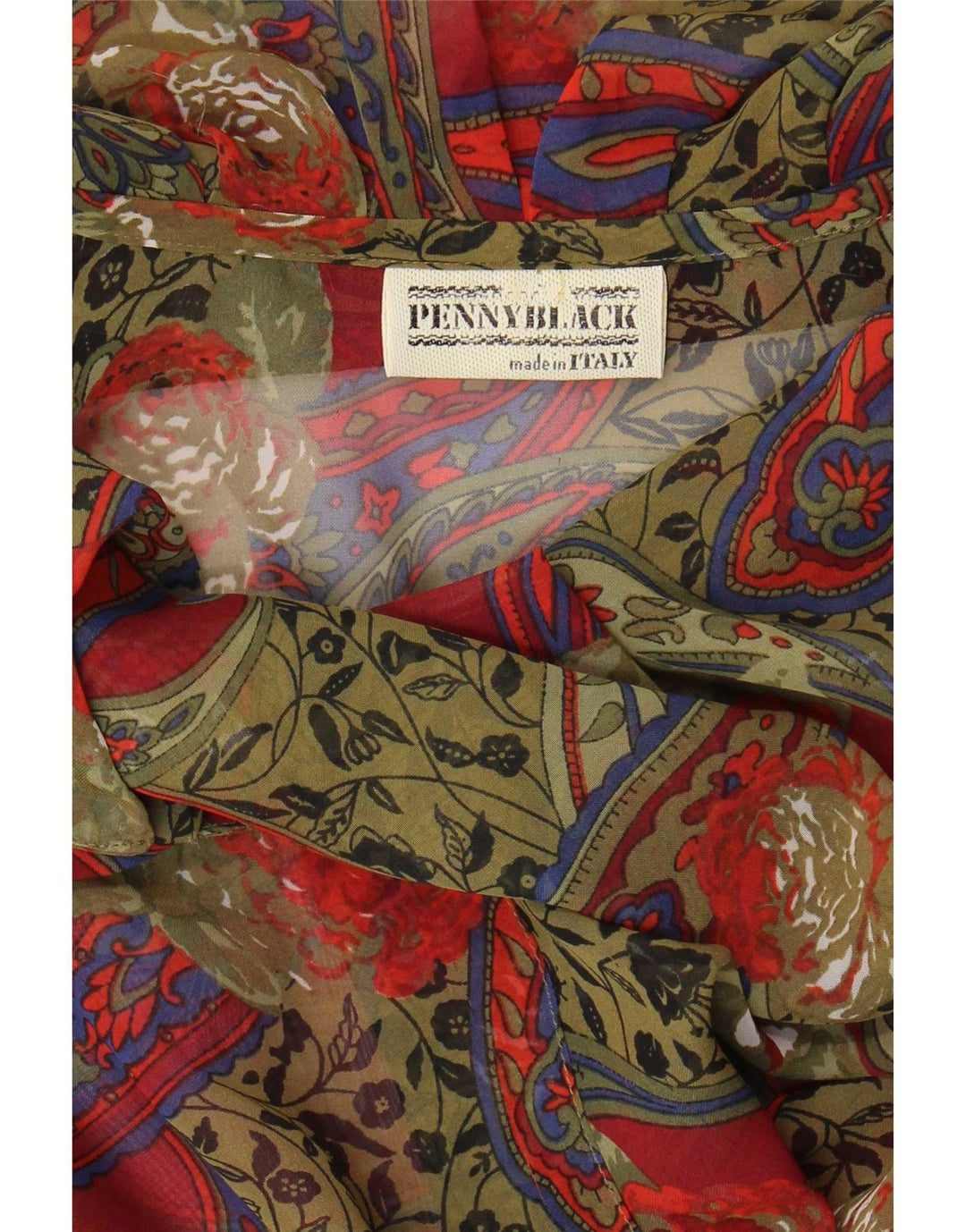 Penny Black Γυναικείο Πουκάμισο Μπλούζα UK 14 Medium πολύχρωμο Paisley
