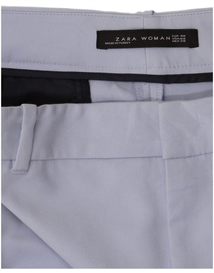 Zara Γυναικείο Slim παντελόνι Chino EU 40 Medium W30 L28 Blue