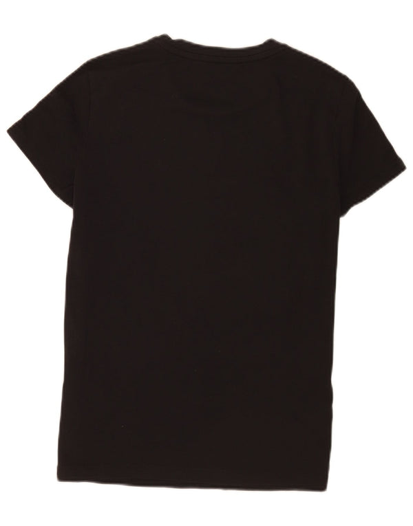 Γυναικείο κανονικό μπλουζάκι Adidas Top UK 12/14 Medium Black Cotton Sports
