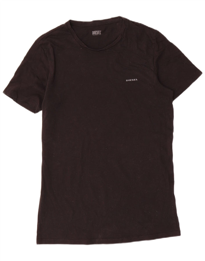 Ανδρικό T-Shirt Diesel Top μεγάλο μαύρο βαμβακερό