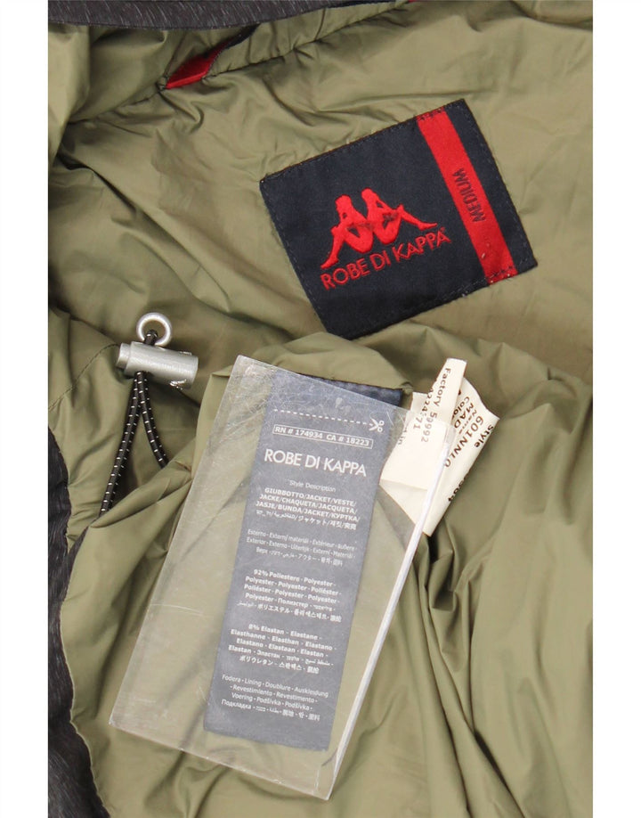 Kappa Ανδρικό μπουφάν Anorak με κουκούλα UK 38 Medium Grey Polyester