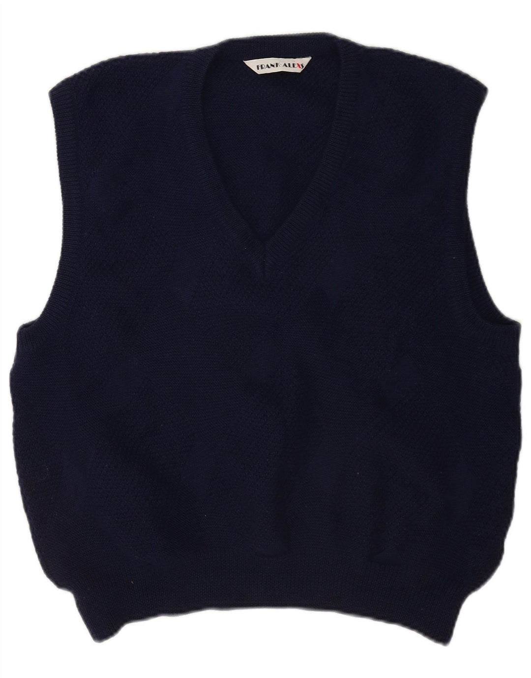 Ανδρικό γιλέκο Frank Alexs Tank Top Medium Navy Blue Wool