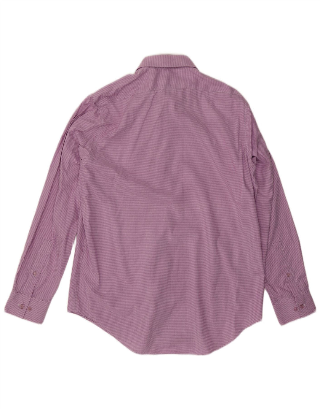 CALVIN KLEIN Ανδρικό πουκάμισο Slim Fit Size 16 1/2 Large Purple Houndstooth