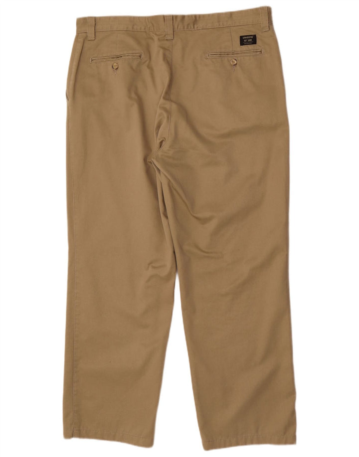Ανδρικό ίσιο παντελόνι Chino Lee W40 L30 Καφέ