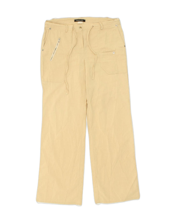 VINTAGE Womens Straight Casual Trousers W30 L27  Beige | Vintage Vintage | Thrift | Second-Hand Vintage | Used Clothing | Messina Hembry 