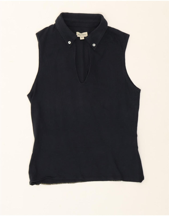 Henry s Γυναικείο αμάνικο μπλουζάκι πόλο IT 42 Medium Navy Blue