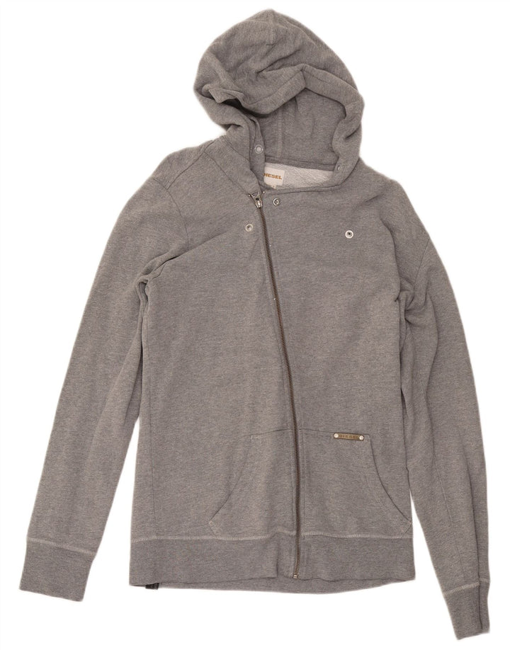 Diesel γυναικείο πουλόβερ με φερμουάρ UK 16 Large Grey