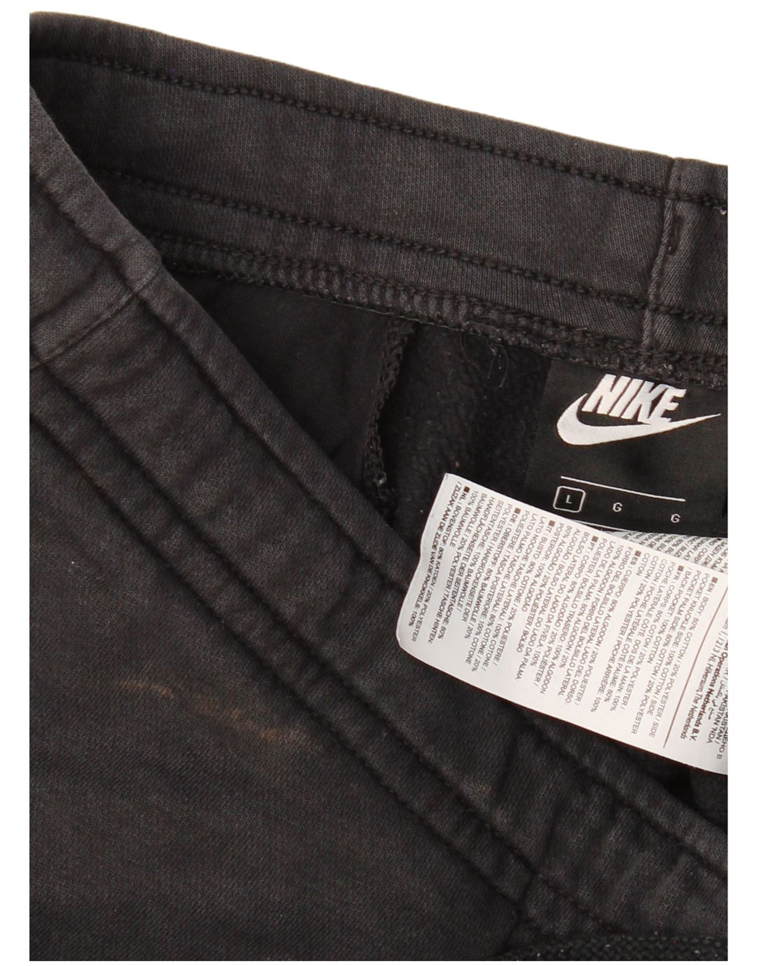 Ανδρική φόρμα NIKE Παντελόνι Joggers μεγάλο μαύρο βαμβακερό