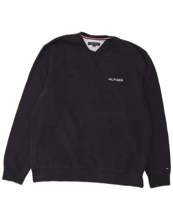 Ανδρικό φούτερ Tommy Hilfiger Jumper 2XL Navy Blue Cotton